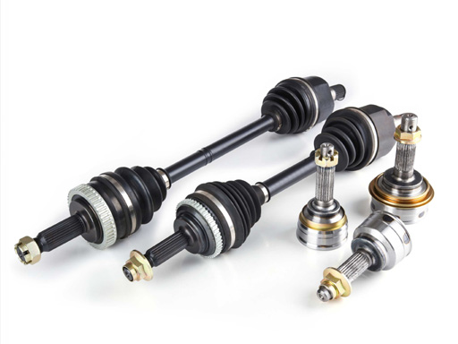 Precision ball cage coupling, fine details, close-up view, professional industrial photography