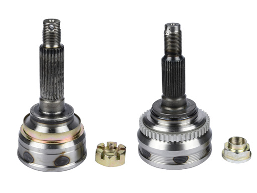 Precision ball cage coupling, fine details, close-up view, professional industrial photography